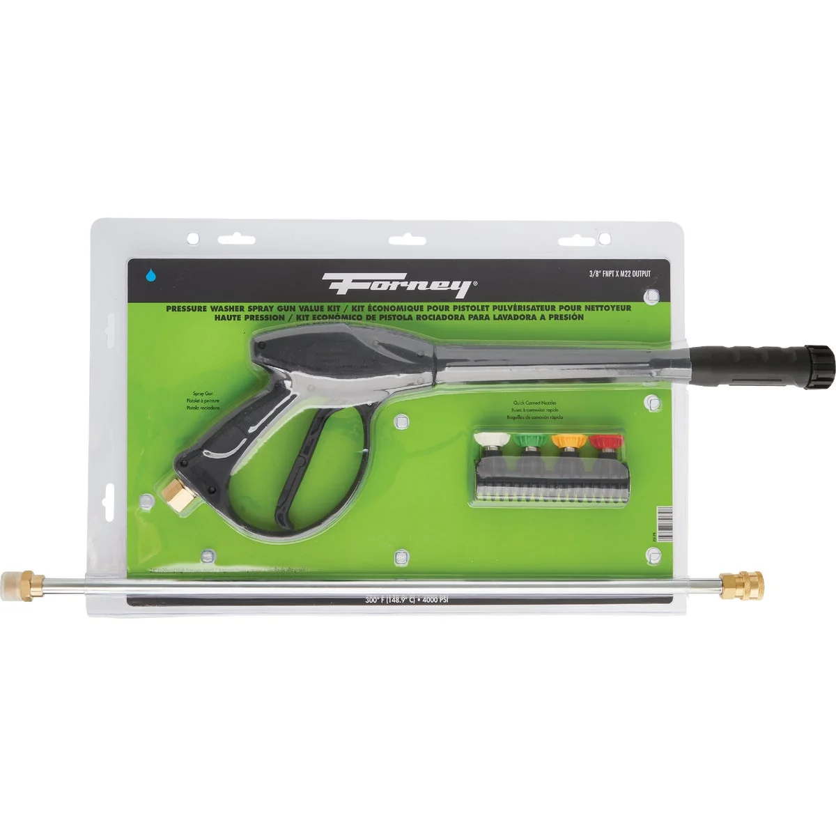 Recyclable Forney Spray Gun Lance Multi-Tip Adjustable Nozzle Value Kit Soft