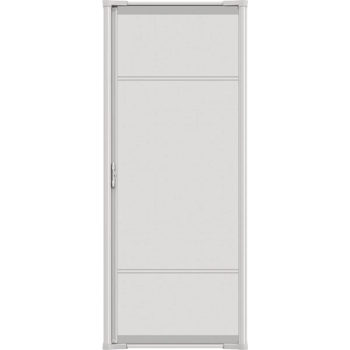 Green Larson Brisa 32 In. to 36 In. W x 80 In. to 81 In. H Single Door White Retractable Screen Expertly Made