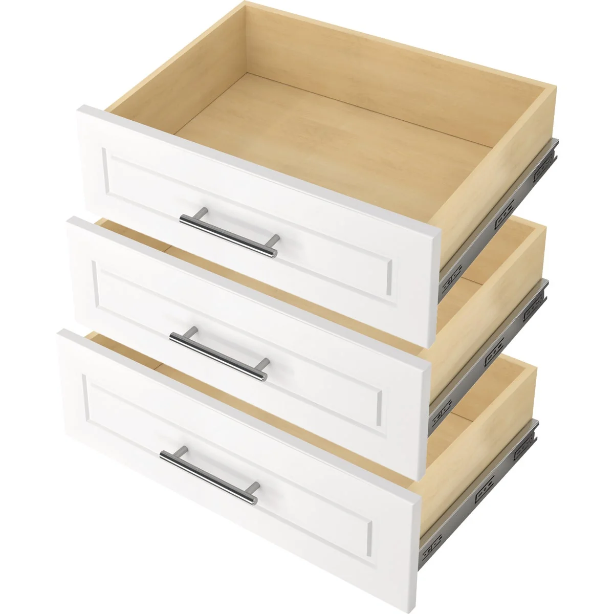 Certified Easy Track Create Collection Wood Laminate 8 In. Drawer Kit 3-Pack Stylish