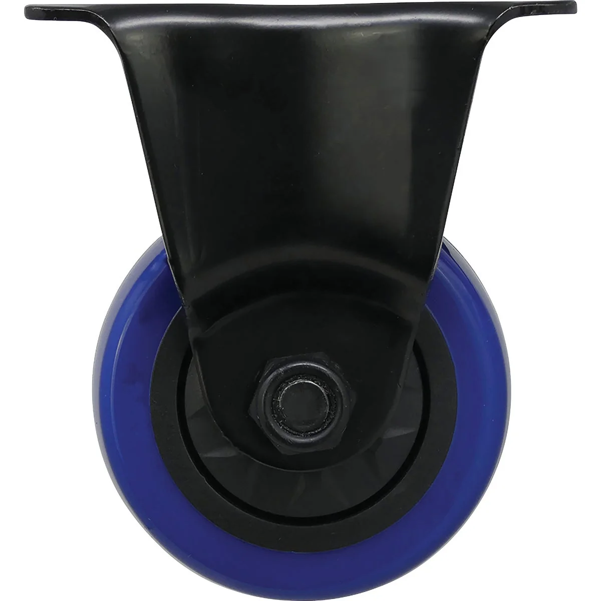 Organic Shepherd Hardware 3 In. Blue Diamond TPU Rigid Plate Caster Breathable