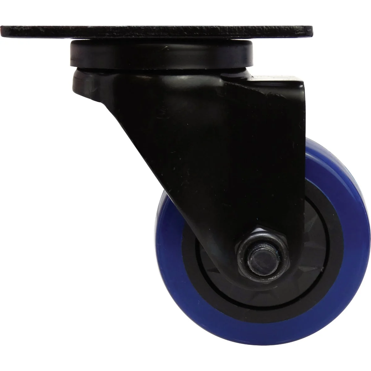 Fast Shepherd Hardware 3 In. Blue Diamond TPU Swivel Plater Caster Green