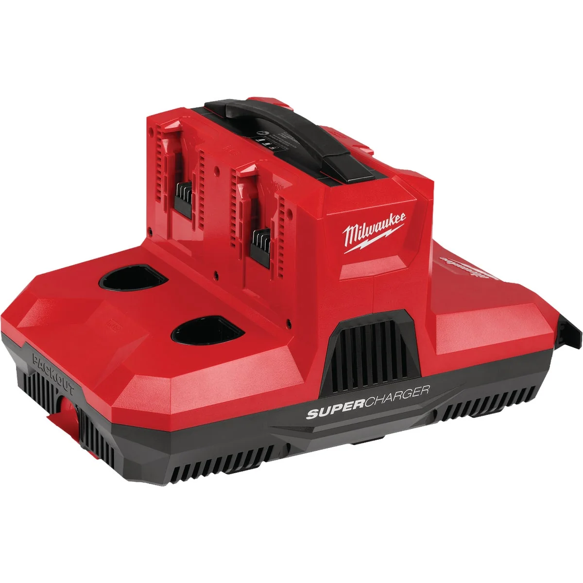 World-Class Milwaukee M18 M12 Four Bay Simultaneous Super Charger with PACKOUT Compatibility Classic