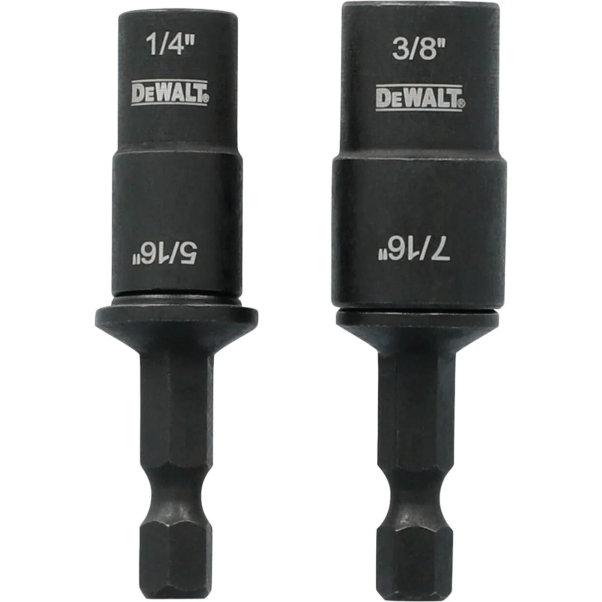 Stylish DEWALT Elite Series 1 4 In. x 2 In. Reversible Impact Nutdriver Bit Set 2-Piece Enhanced