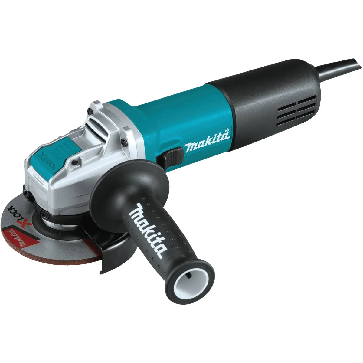 Prestigious Makita 4-1 2 In. 7.5-Amp X-LOCK Angle Grinder with Lock On Environmentally Friendly