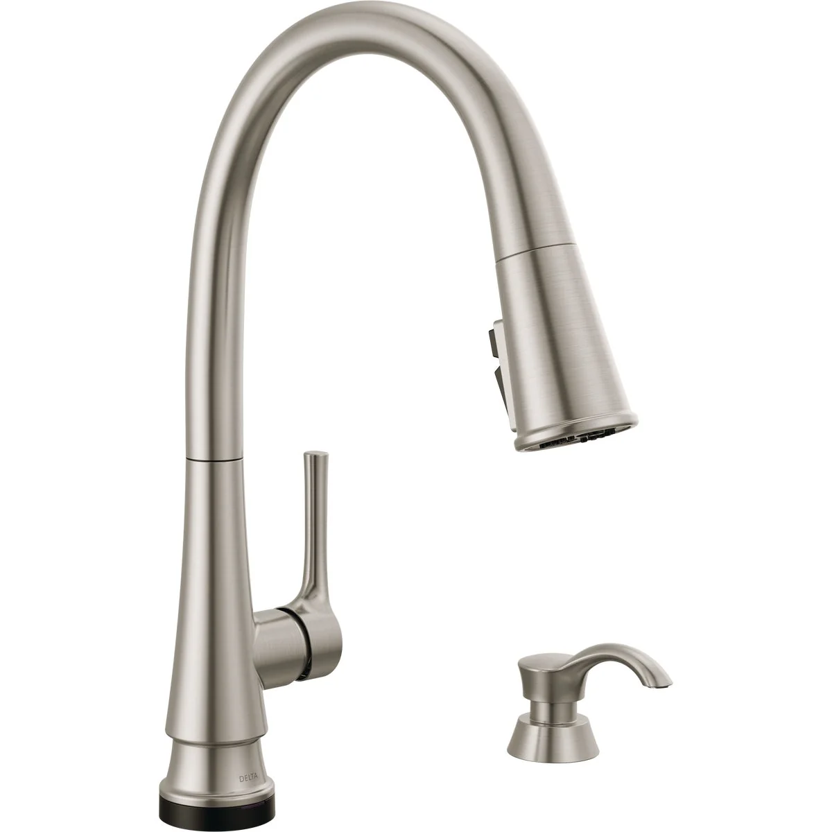 Certified Delta Corwin Touch2O 1-Handle Pull-Down Kitchen Faucet with Soap Dispenser Spotshield Stainless Luxury