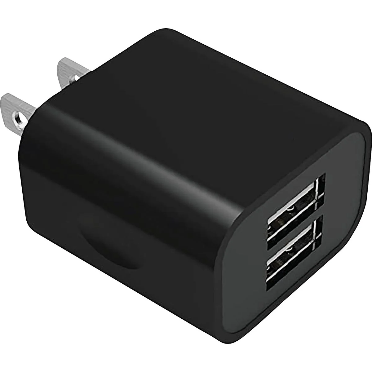 Genuine Blue Jet AC Outlet Black Dual 3.4A Wall USB Charger Refined