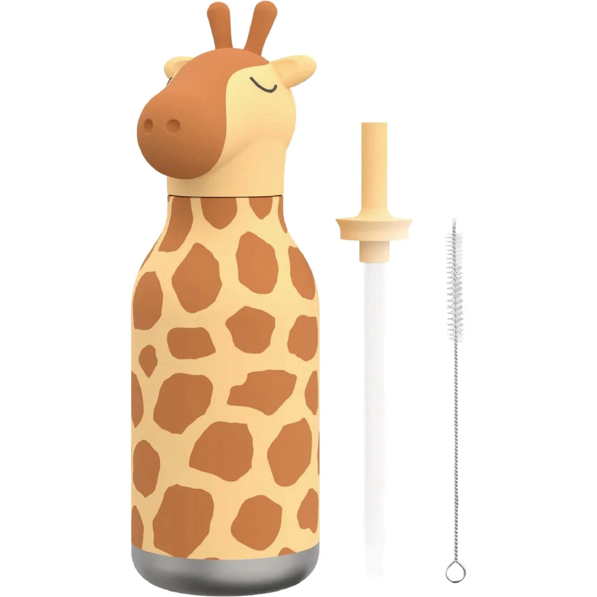 Fine Crafted Ad-N-Art 16 Oz. ie Animal Insulated Water Bottle Giraffe Spots Consistent