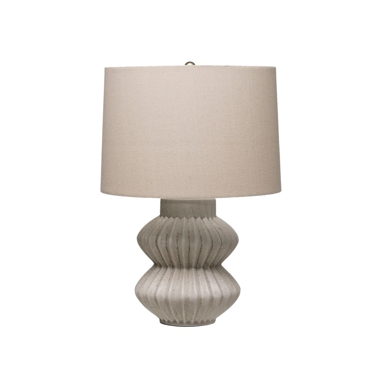 Premium Distressed Table Lamp with Linen Shade Superior