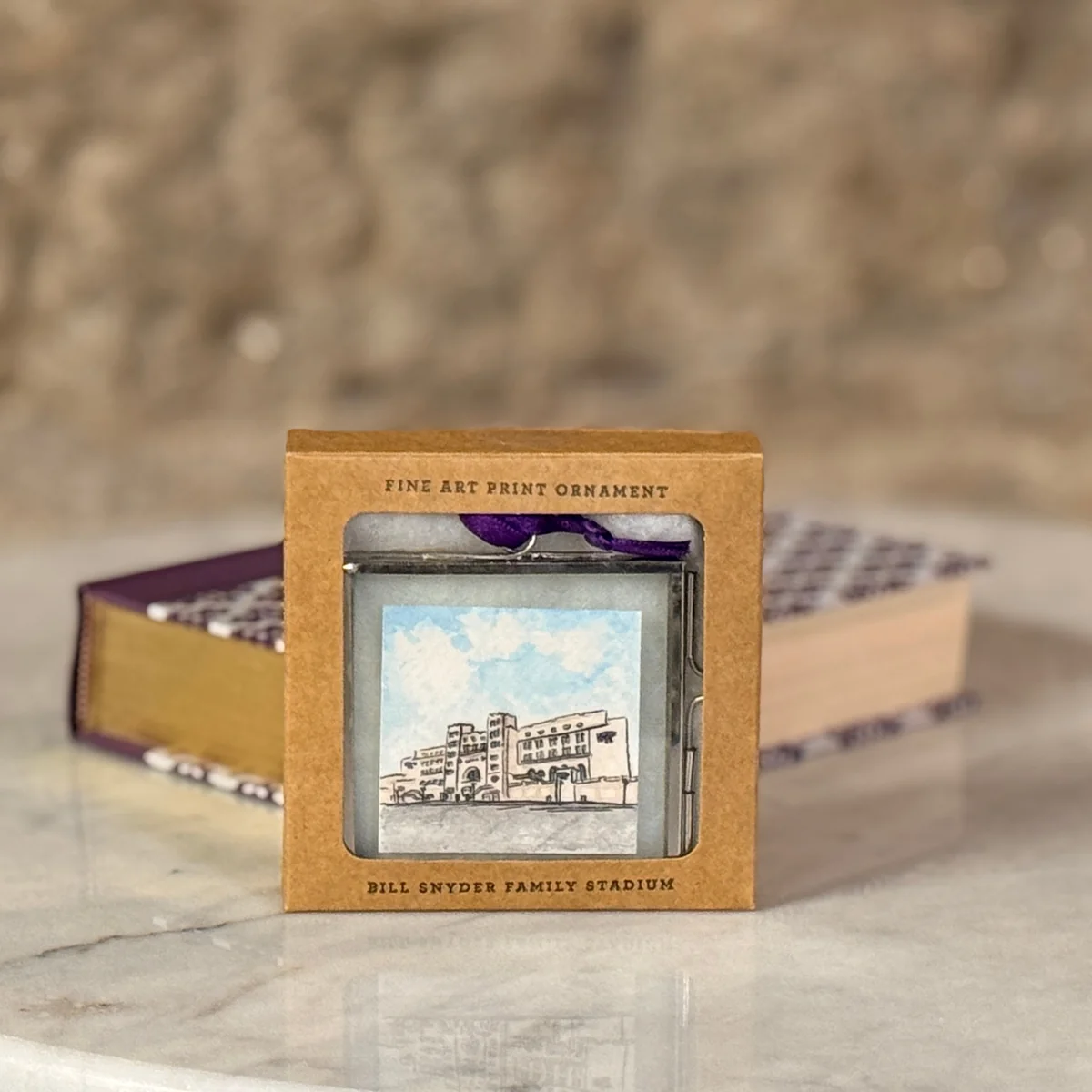 Reusable Fine Art Print Ornament Bill Snyder Family Stadium Authentic