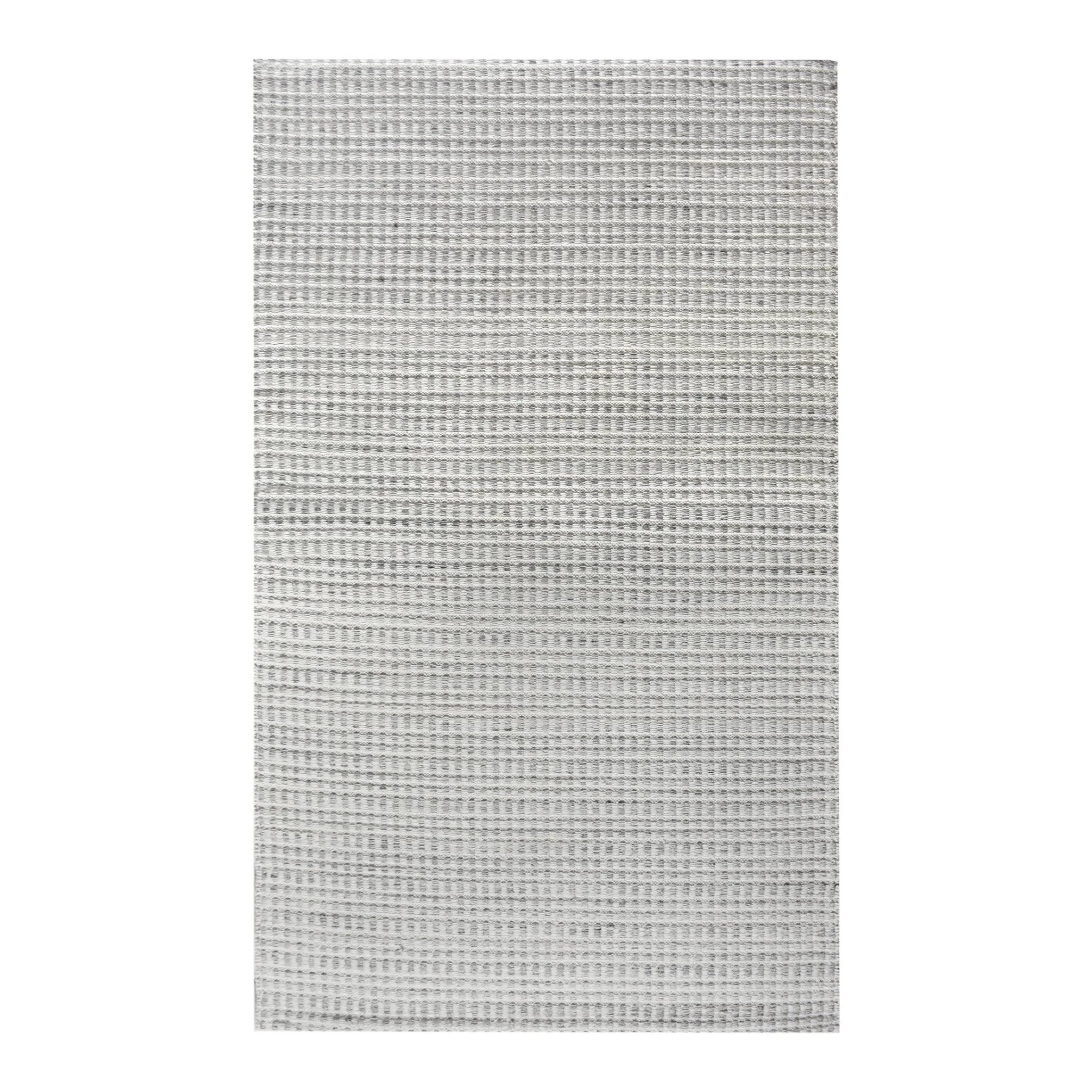 Genuine Caddie Handwoven Woolen Rug – Ivory grey Next-Generation