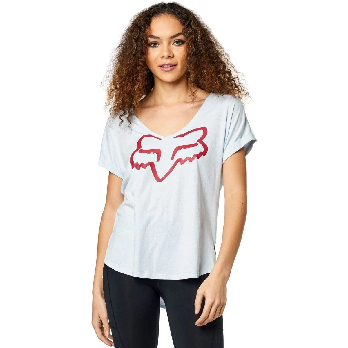 Official Fox Racing – Women’s Responded SS V-neck Tee Comfortable