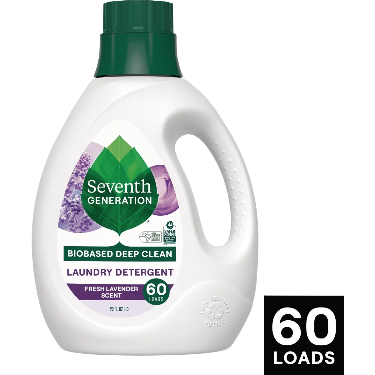 Superior Seventh Generation 90 Oz. Fresh Lavender Liquid Laundry Detergent Recyclable