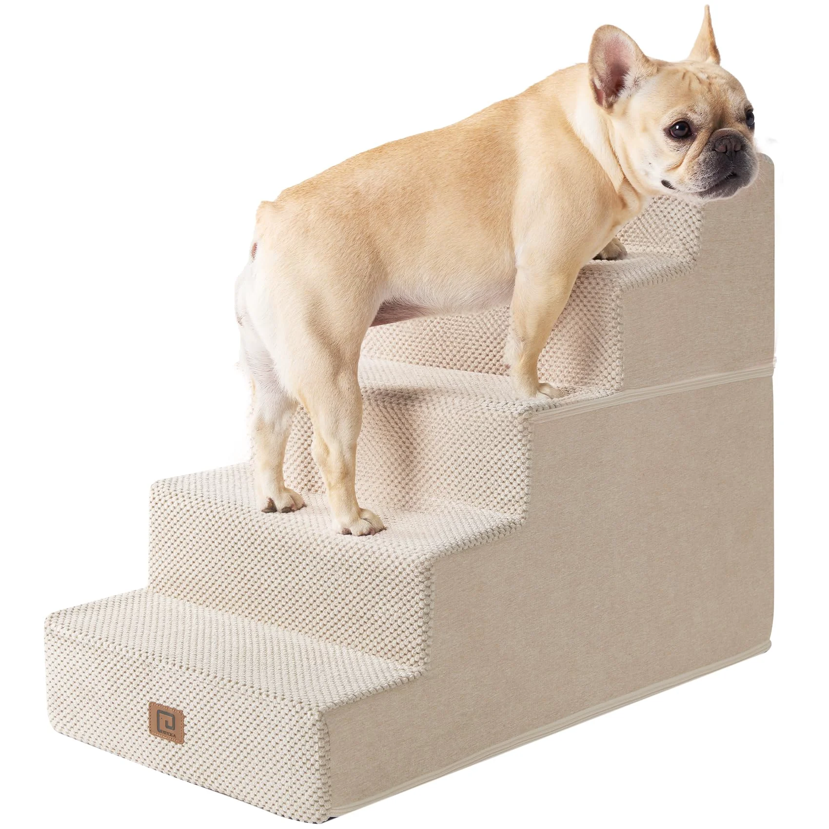 Certified EHEYCIGA Dog Stairs for High Bed 22.5-in H 5-Step Non-Slip Pet Steps Excellent