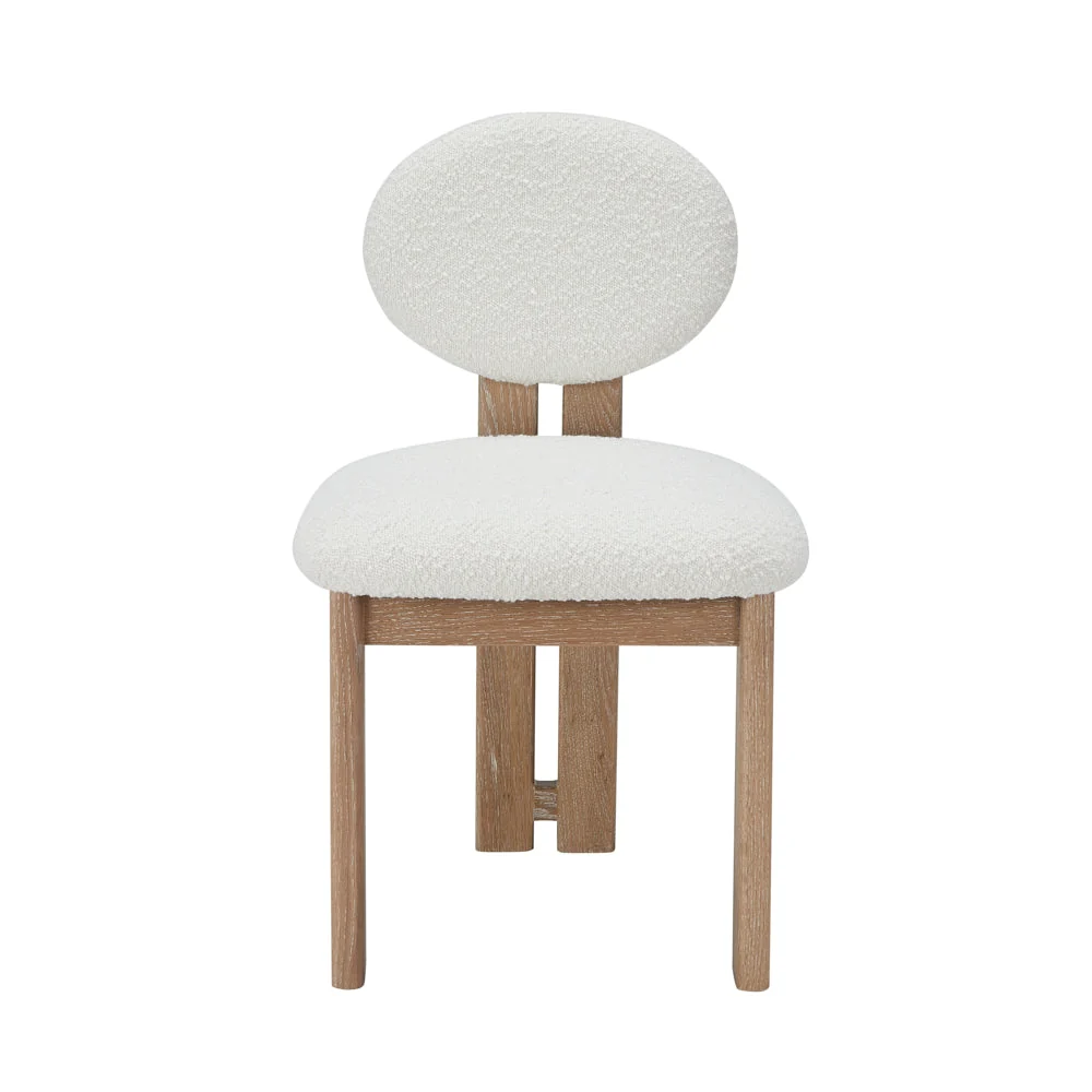 Modern Vittoria Solid Oak Wood Dining Chair Easy-to-Use