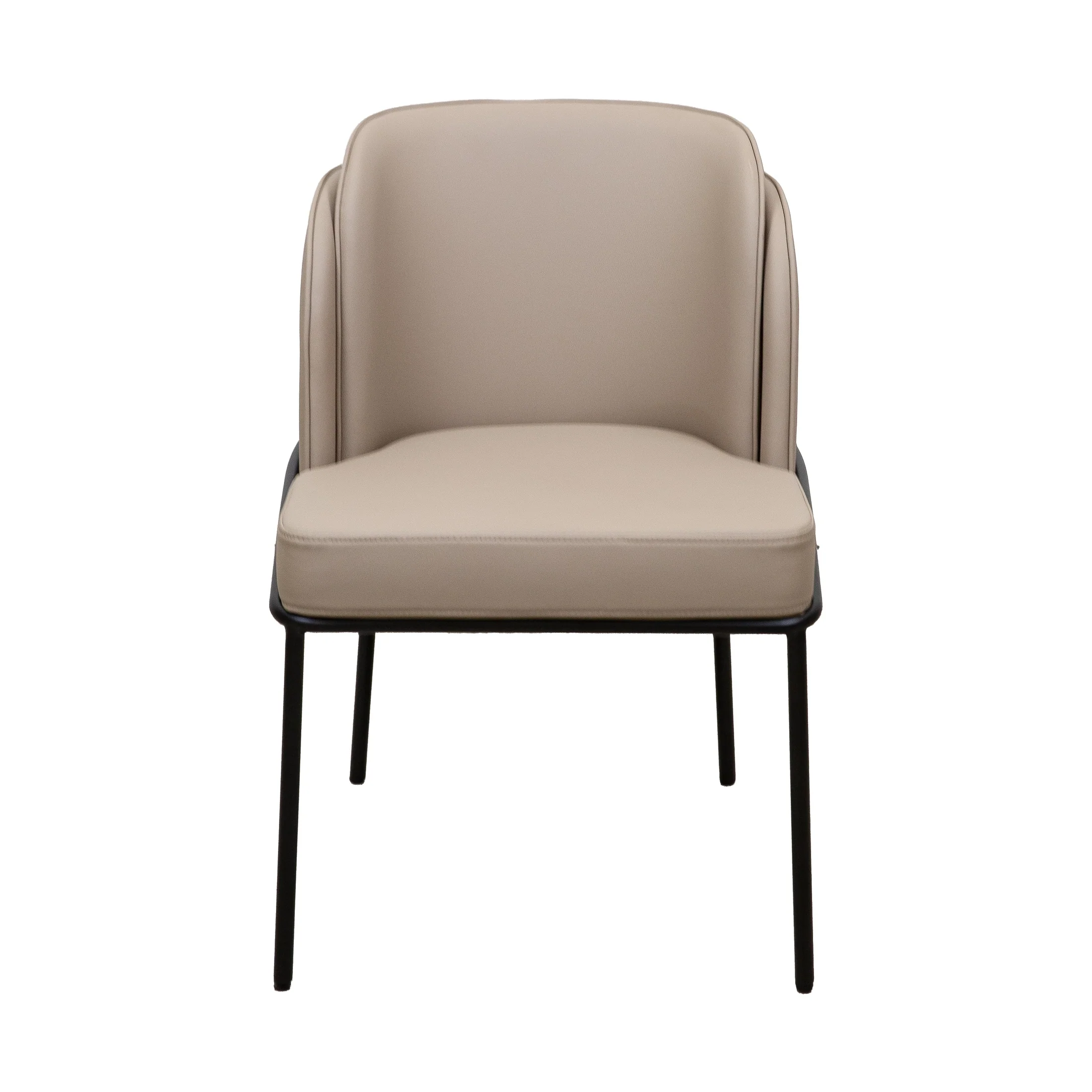 Effective Laban Faux Leather Dining Chair – Taupe Selected