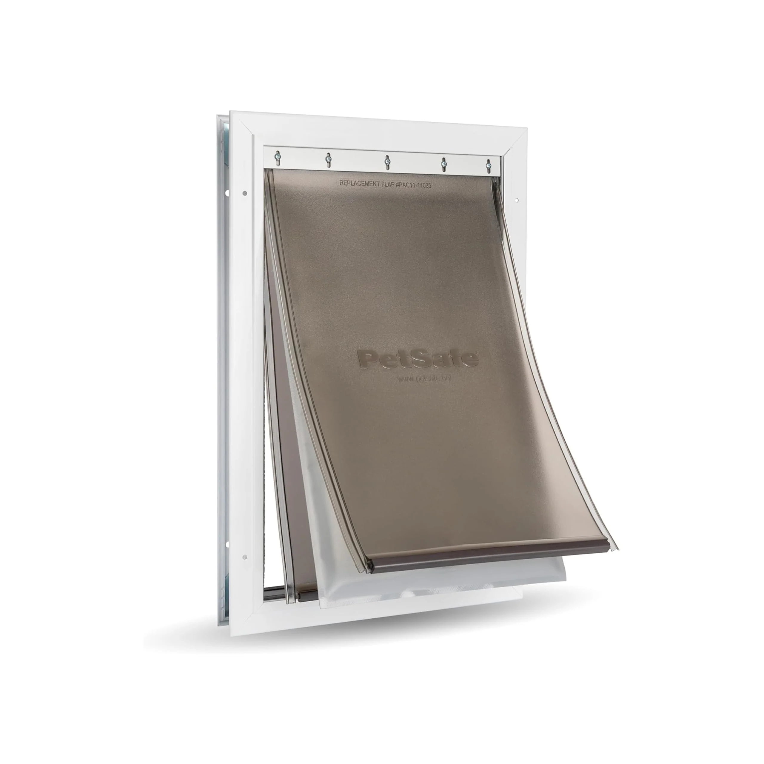 High-Quality PetSafe Extreme Weather Aluminum Pet Door – Energy-Saving Triple-Flap Barrier for Dogs Up to 100 lb Large Long-Lasting