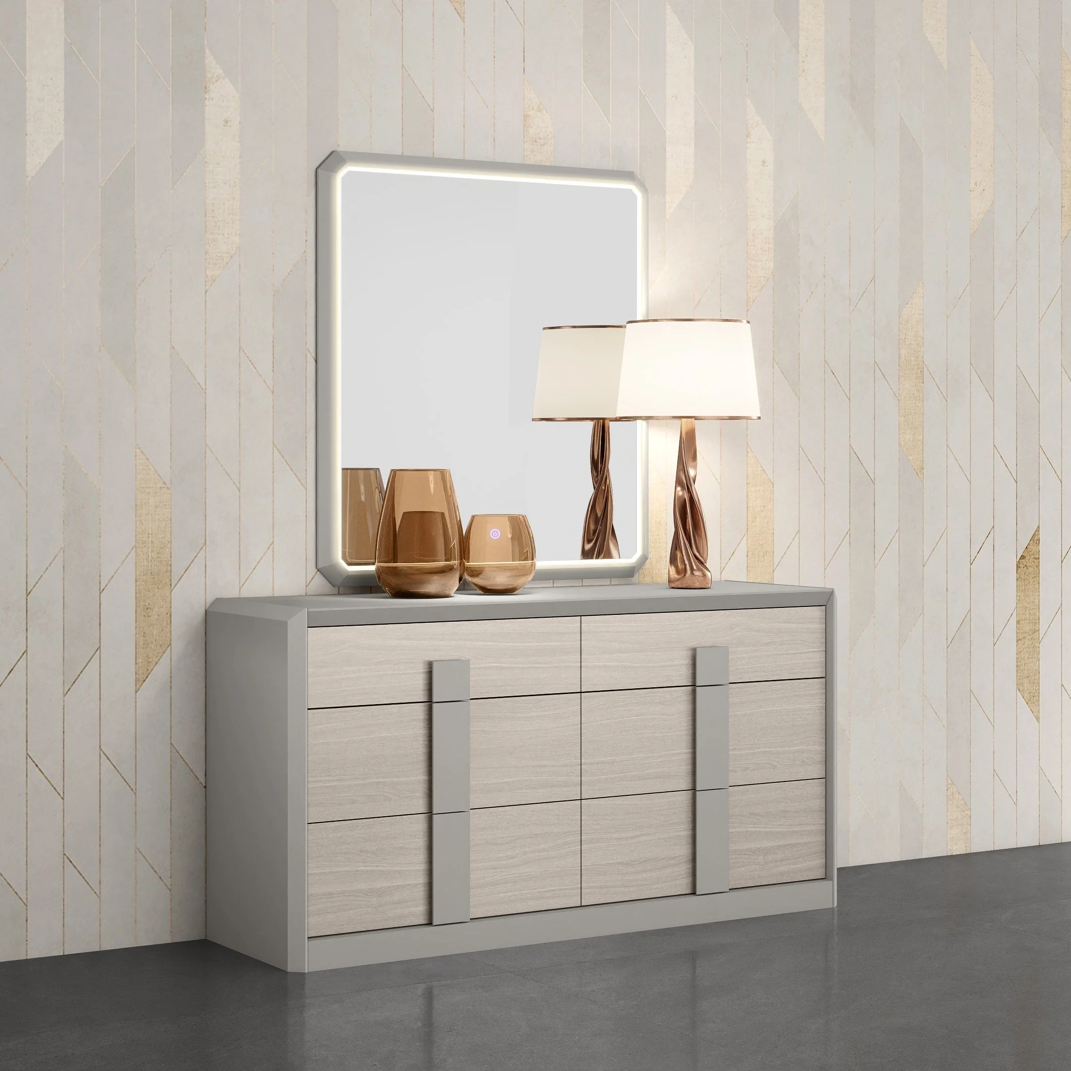 Traditional Velar Dressing Mirror Pure