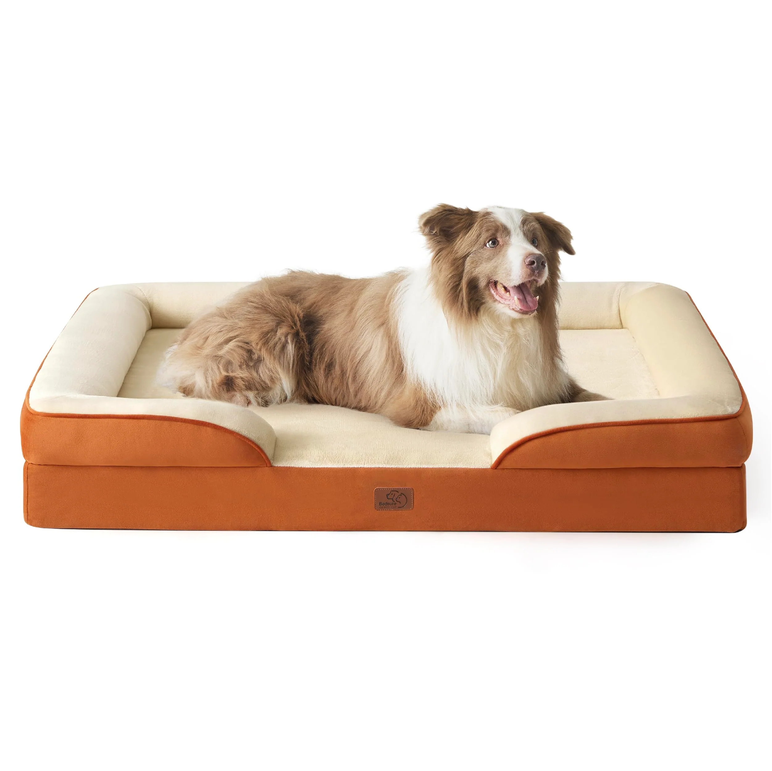 Versatile Bedsure L Plus Orthopedic Dog Bed for Large Dogs – Waterproof Washable Cover Ember Clay 38 Crafted