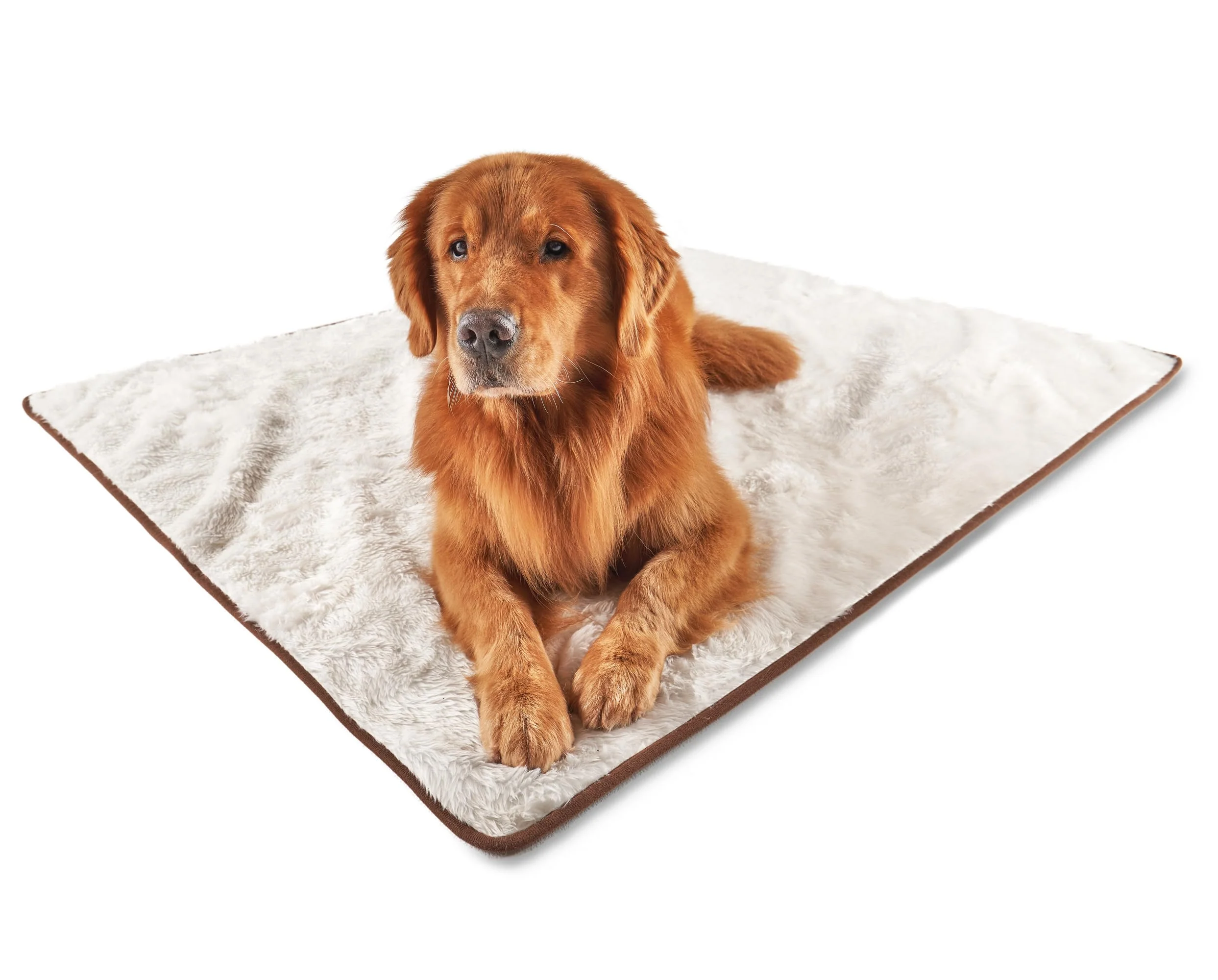 Eco-Friendly PAW BRANDS PupProtector Waterproof Throw Blanket — Calming Faux Fur for Dogs and Cats Large 80×62 Green