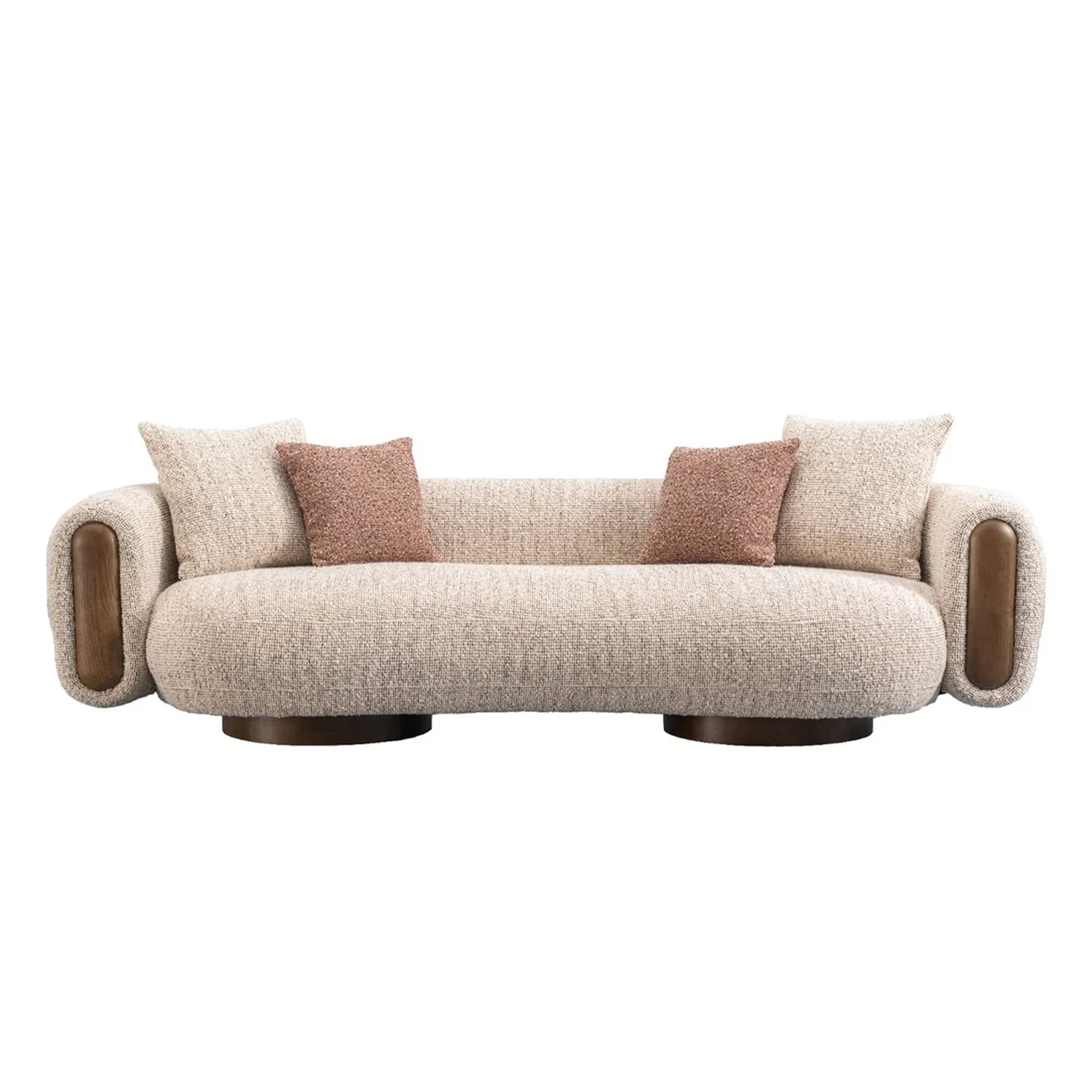Exclusive Ovolo 4-Seater Large Curved Sofa Verified