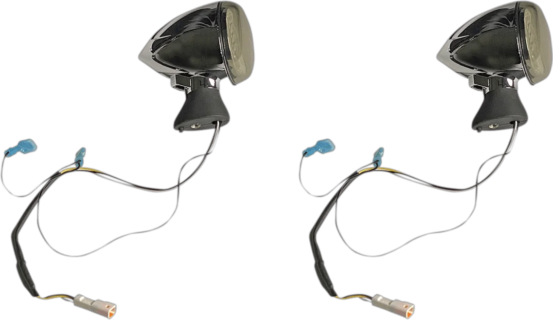 Reliable Custom Dynamics Front LED Turn Signal – Chrome – Scout PB-SCOUT-AW-CS Sophisticated