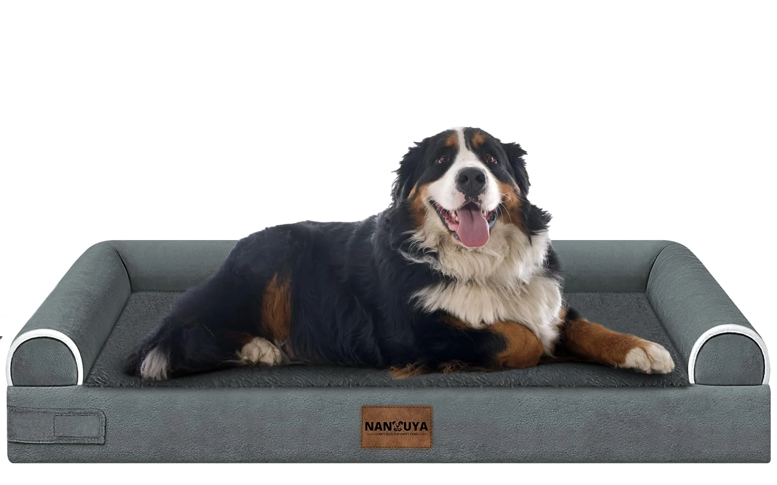 Solid NANUYA Large Dog Bed Orthopedic Washable – Jumbo 43x37in Egg Crate Foam Waterproof Cover Trendy
