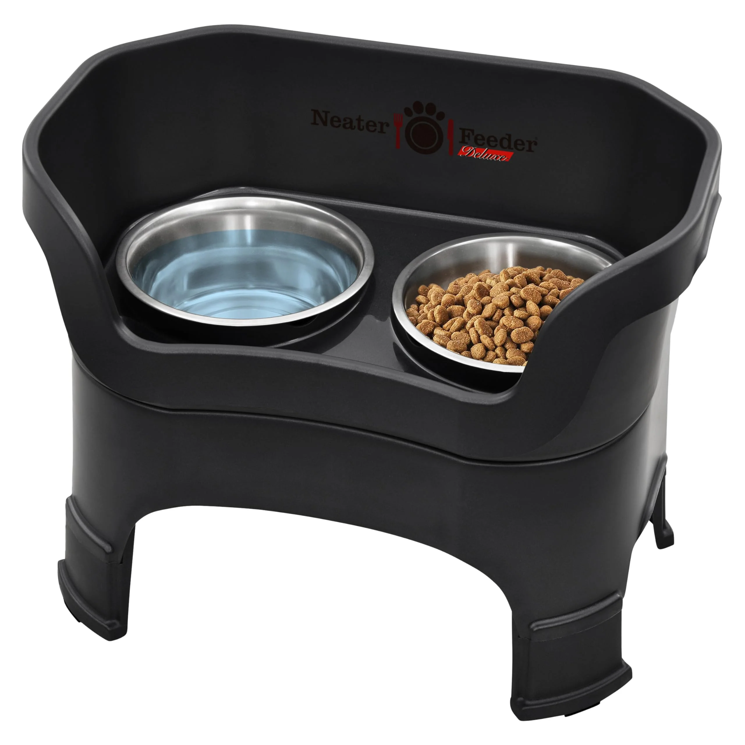Expertly Made Neater Feeder Deluxe – d Mess-Proof Dog Bowls for Large Dogs Made in USA Reliable