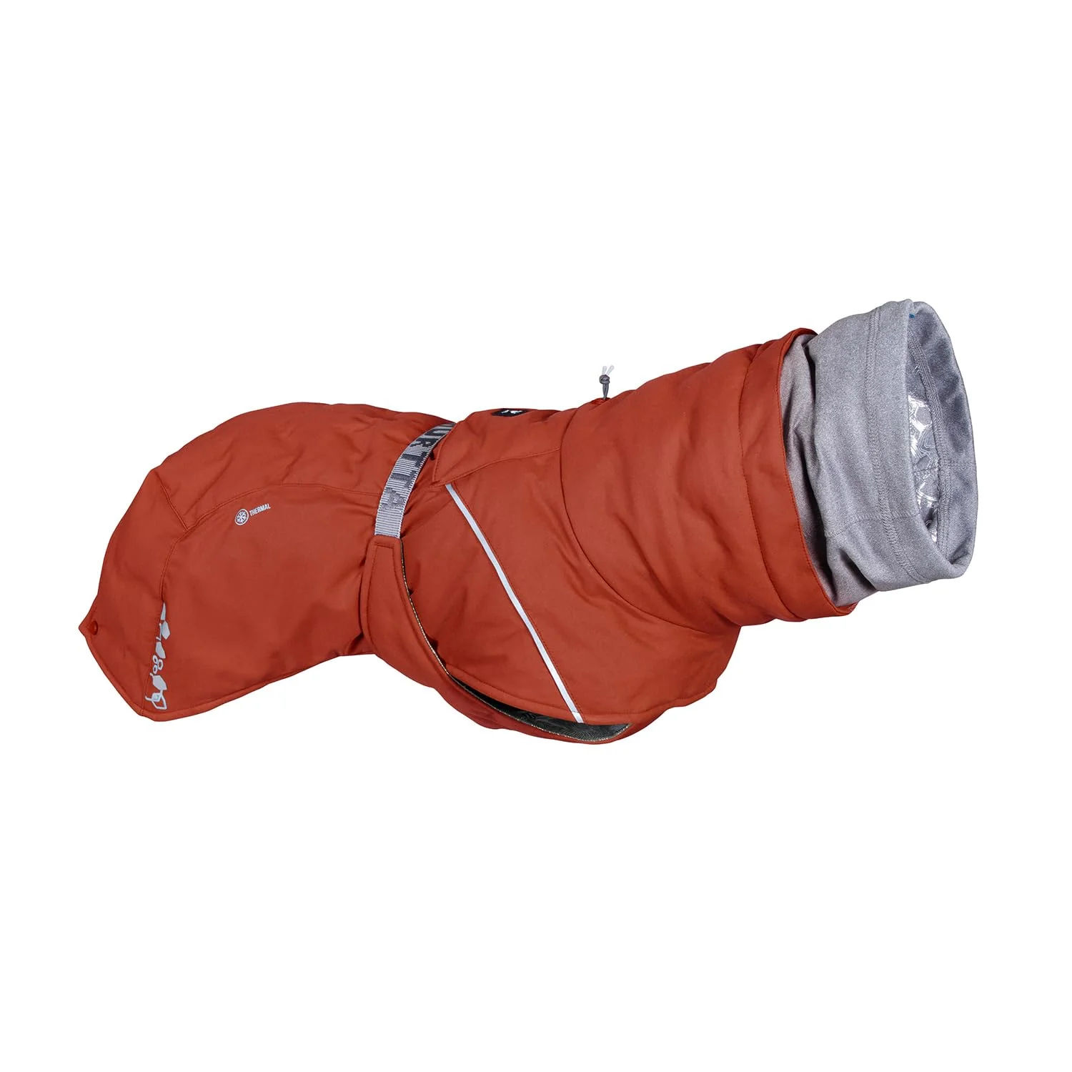 Trendy Hurtta Extreme Warmer III ECO Cinnamon 20 in – Cold Weather Dog Coat Natural