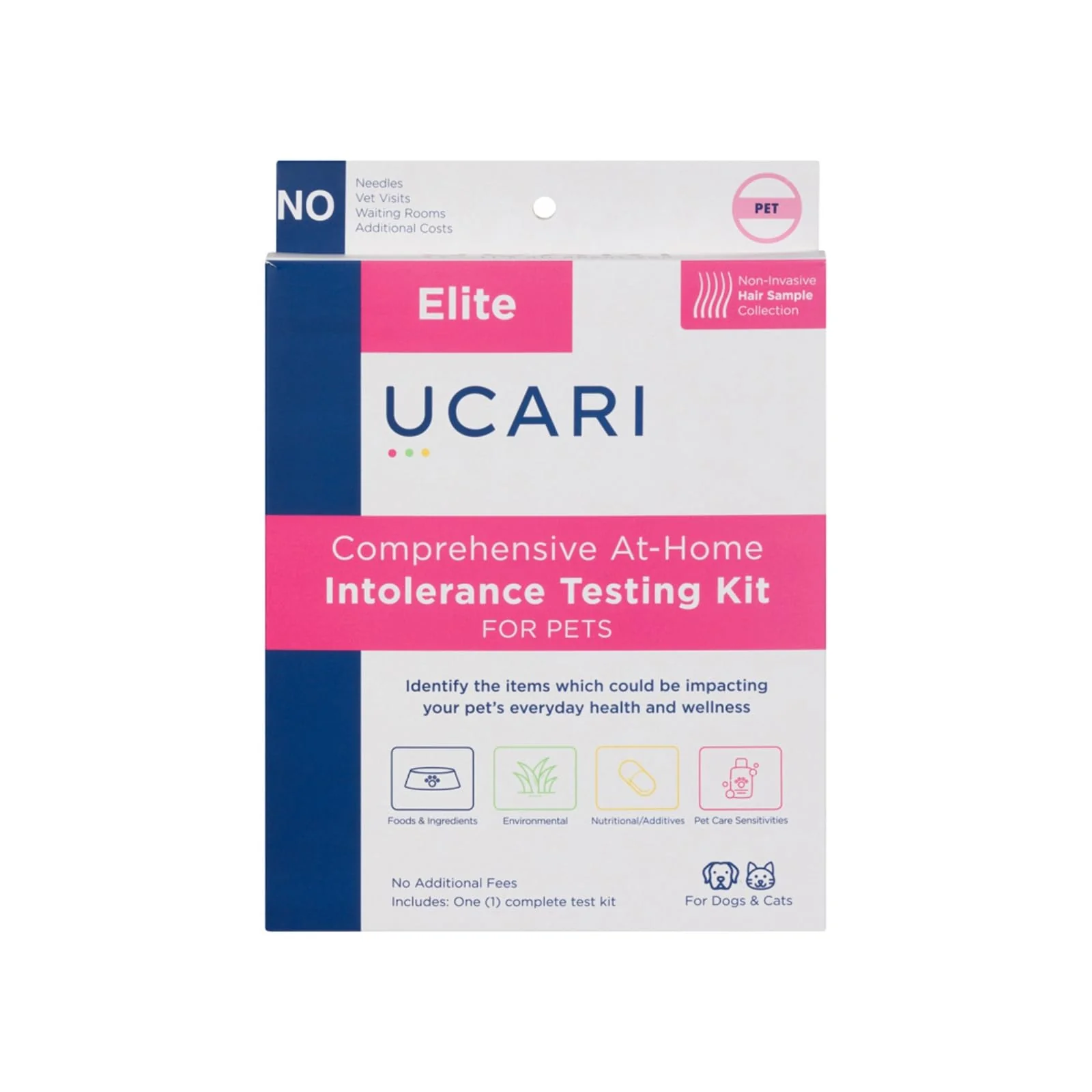 Specialty UCARI Pet Sensitivity Test Screen 1000 Intolerances for Cats Dogs 48-Hour Results Consistent