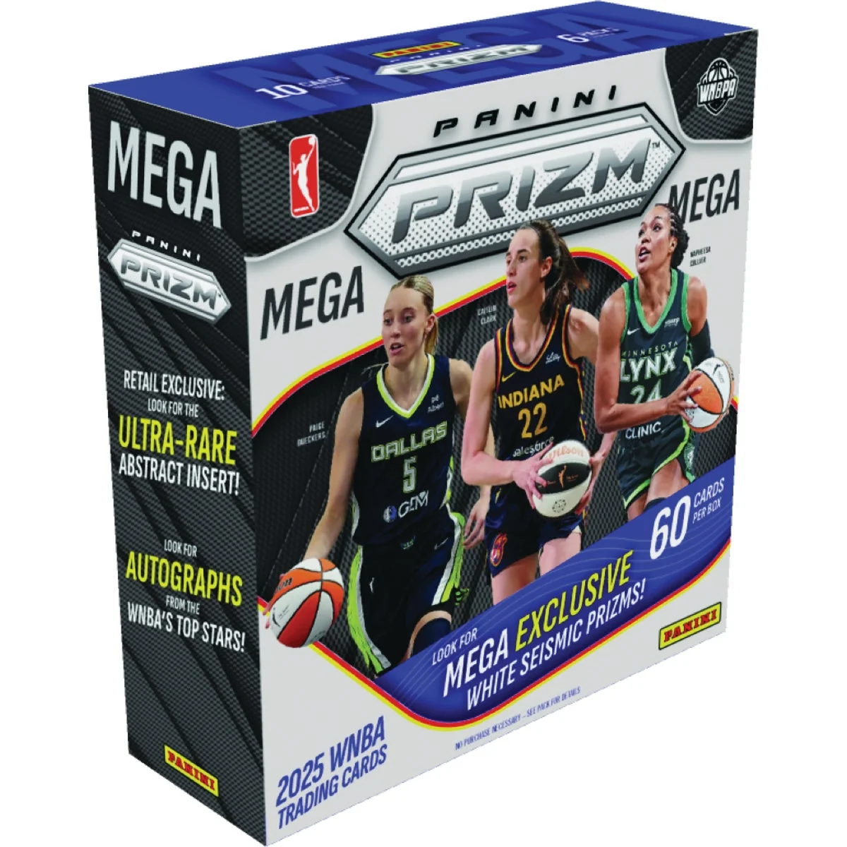 Fine Panini 2025 Prizm WNBA Mega Box Functional
