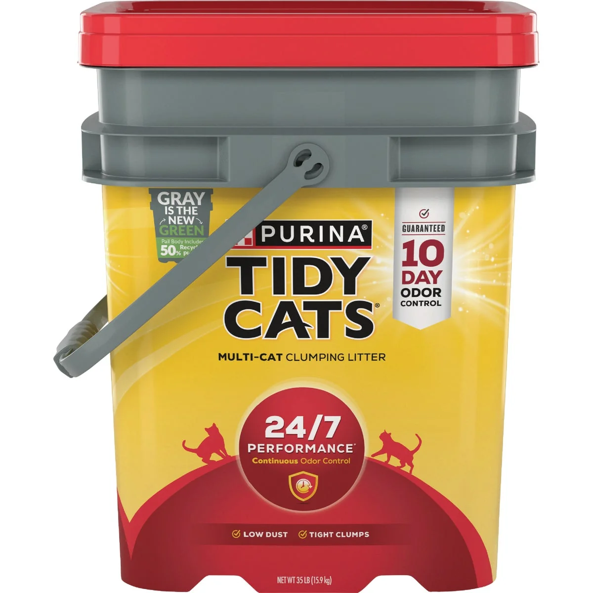 Healthy Purina Tidy Cats 35 Lb. Clumping 24 7 Performance Continuous Odor Control Cat Litter Pure
