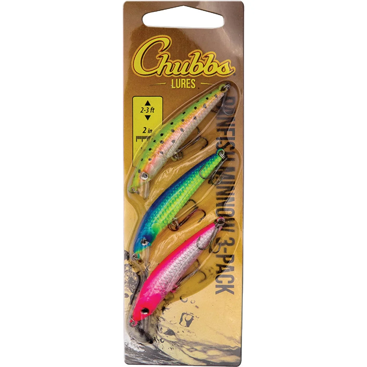 Professional Chubbs Panfish Minnow Pro Pack 3-Pack User-Friendly