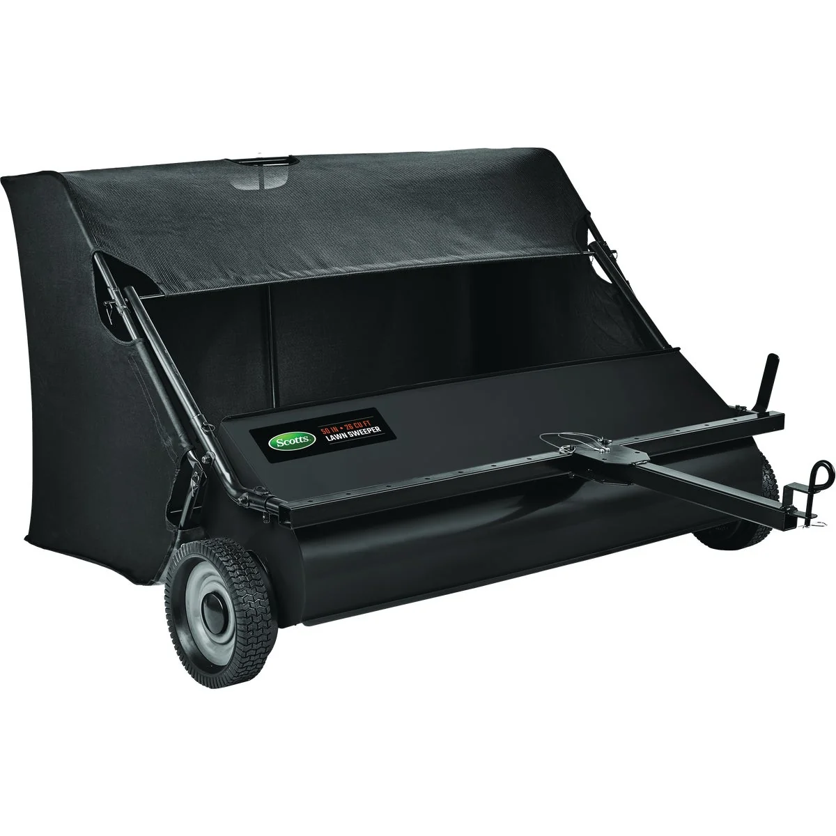 Smart Scotts 50 In. 26 Cu. Ft. Tow-Behind Lawn Sweeper Original Design