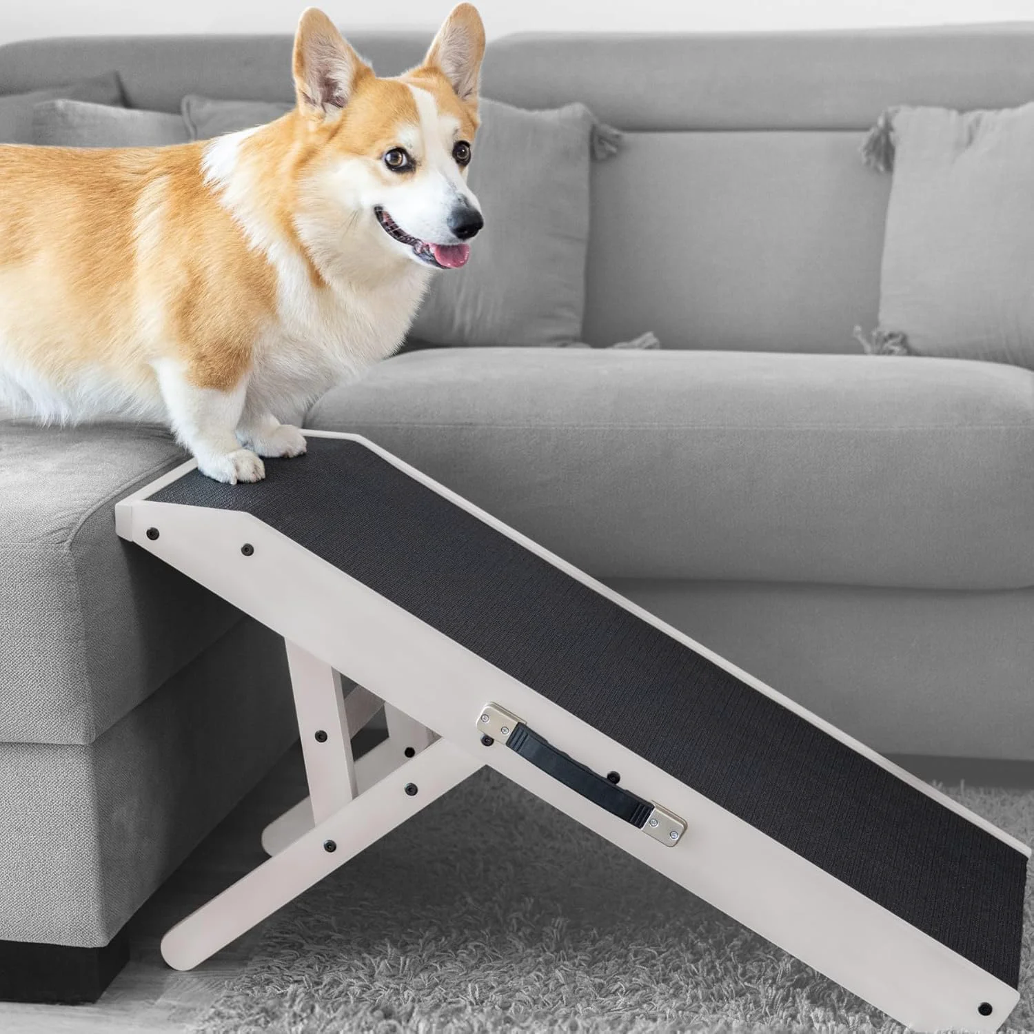 Responsible PriorPet Dog Ramp for Couch – Non-Slip Birchwood 7–20 in 200 lb Capacity High-Grade