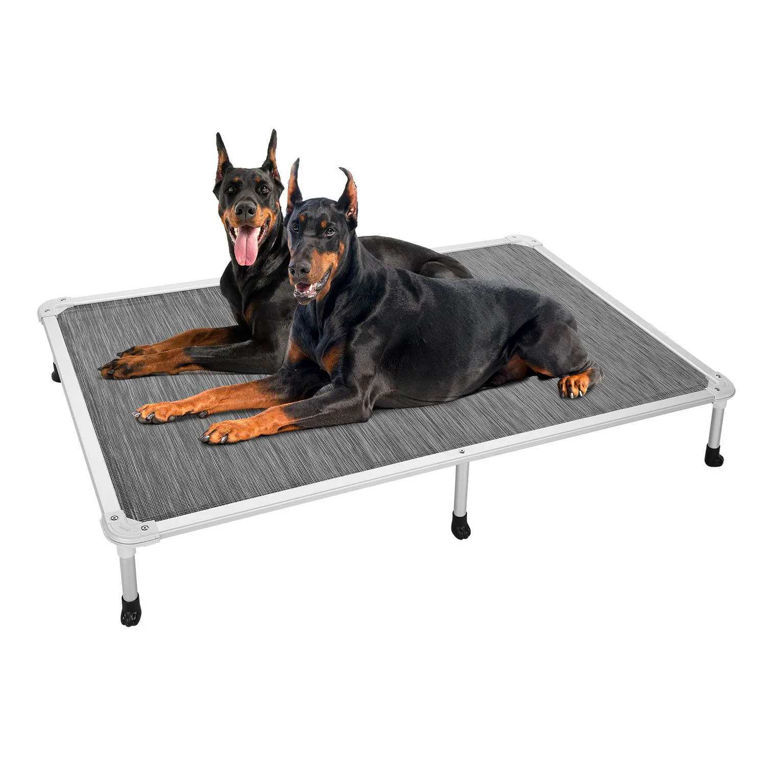 Eco-Friendly Veehoo Chew-Proof d Dog Bed – 59×37 in Aluminum Frame with Textilene Mesh XXL Reliable