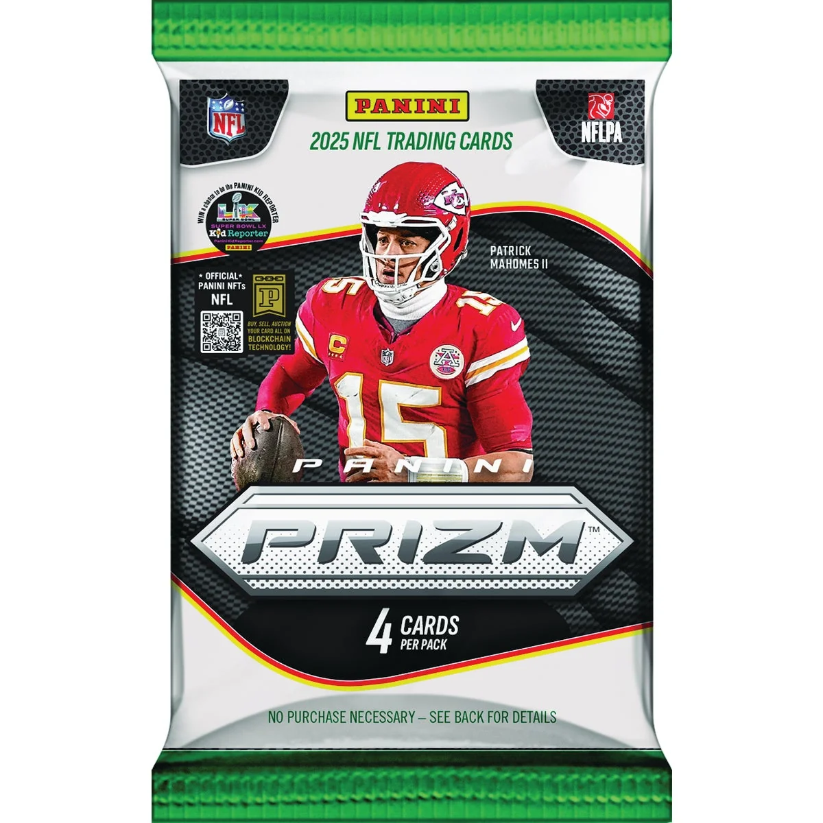 Flexible Panini 2025 Prizm Football Retail Pack Prestigious