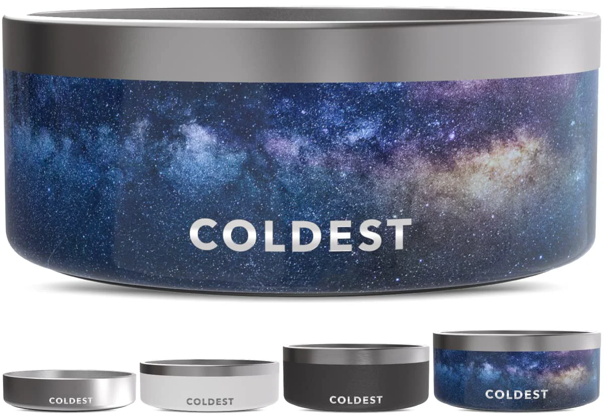Detailed Coldest Dog Bowl – Anti-Rust Non-Slip 3-Layer Insulated Stainless Steel – The Coldest Water Versatile