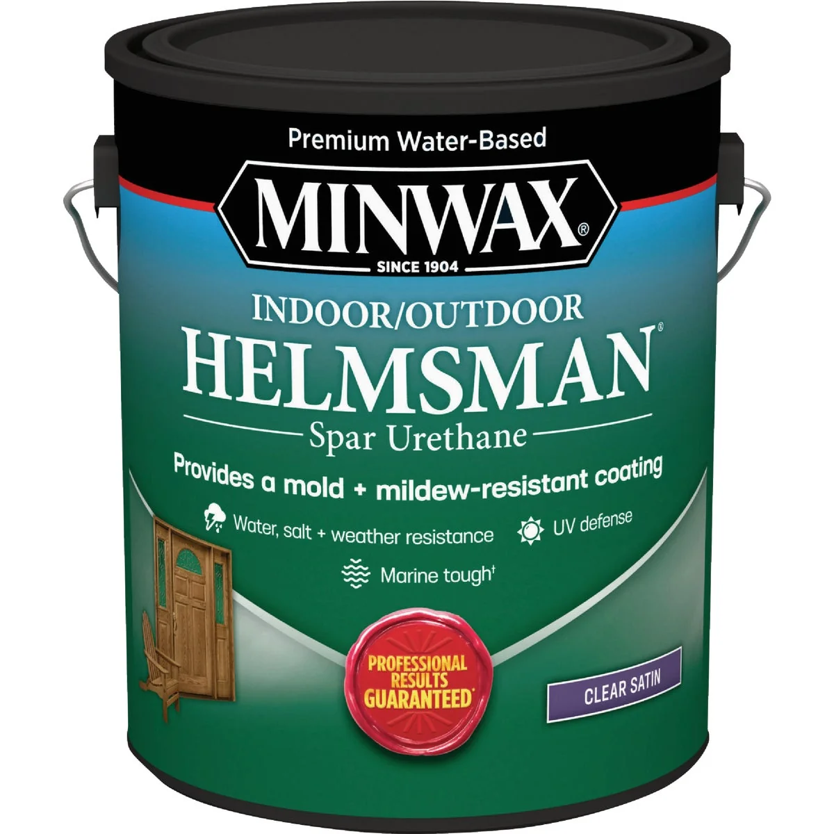Unique Minwax Water Based Helmsman Indoor Outdoor Satin Clear Spar Urethane 1 Gal. Expertly Made