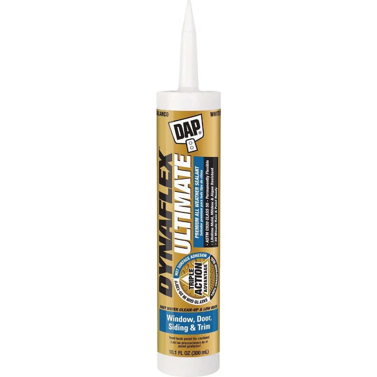 Crafted DAP DYNAFLEX 10.1 Oz. Premium All-Weather Sealant White Responsible
