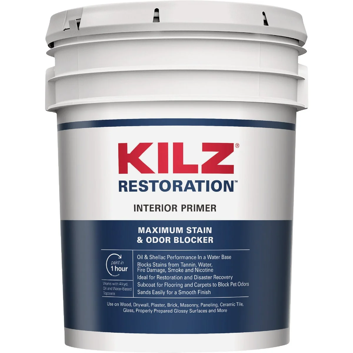 Secure Kilz Restoration Water-Based Interior Primer Soft