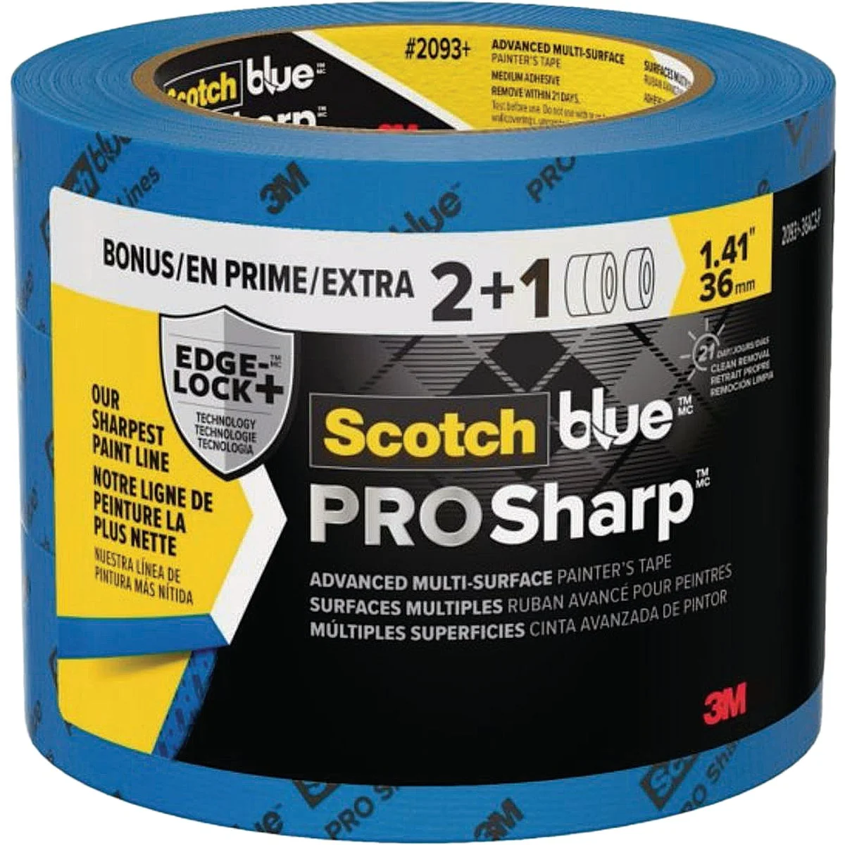 User-Friendly ScotchBlue PROSharp 1.41 In. x 60 Yd. Painter’s Tape 3-Pack Fast
