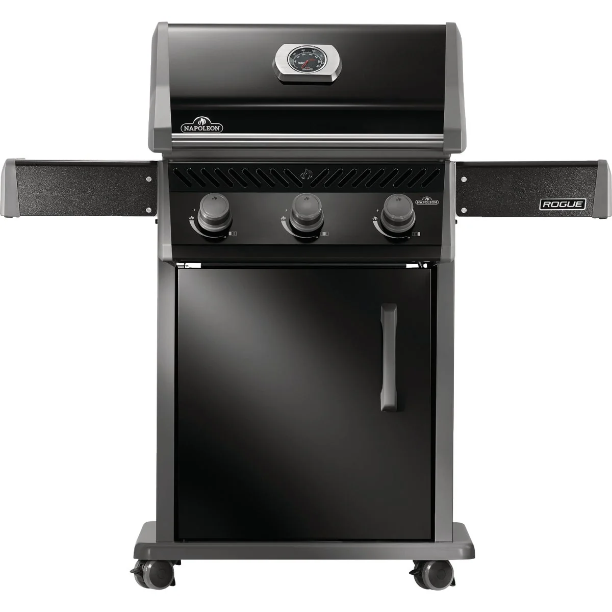 Effective Napoleon Rogue 425 3-Burner with Stainless Steel Grids Natural Gas Grill Black Next-Generation