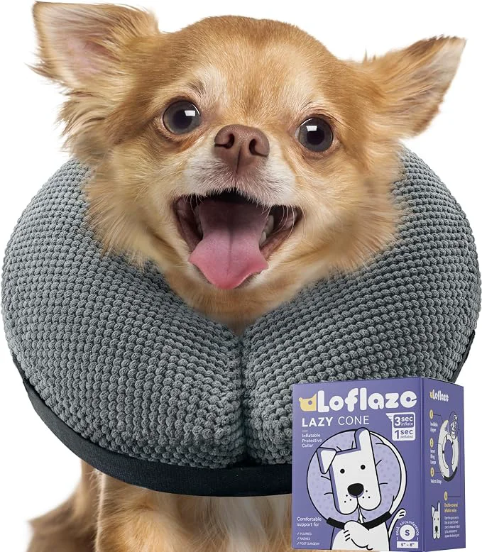 Powerful Soft Inflatable Dog Cone Collar After Surgery Healthy
