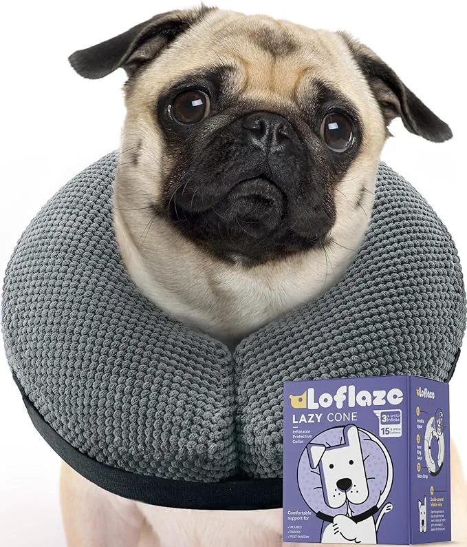 Authentic Soft Inflatable Dog Cone Collar After Surgery Responsible