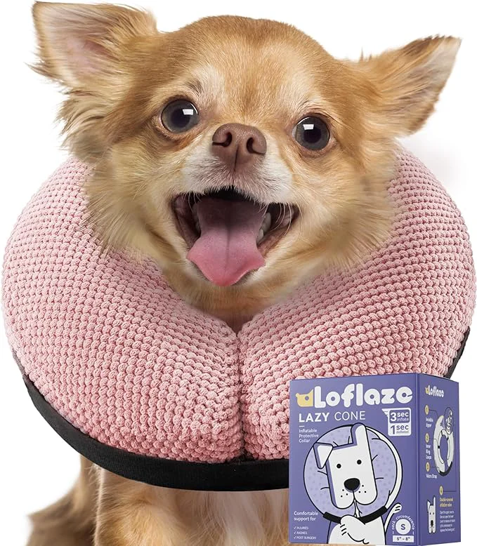Innovative Soft Inflatable Dog Cone for Large Medium Small Dogs Cats Responsible