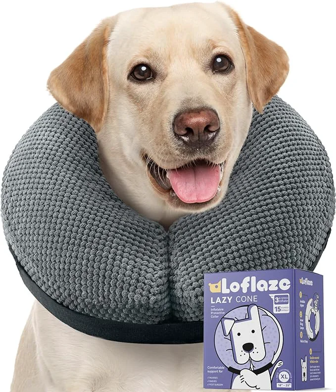 Practical Soft Inflatable Dog Cone Collar After Surgery Certified