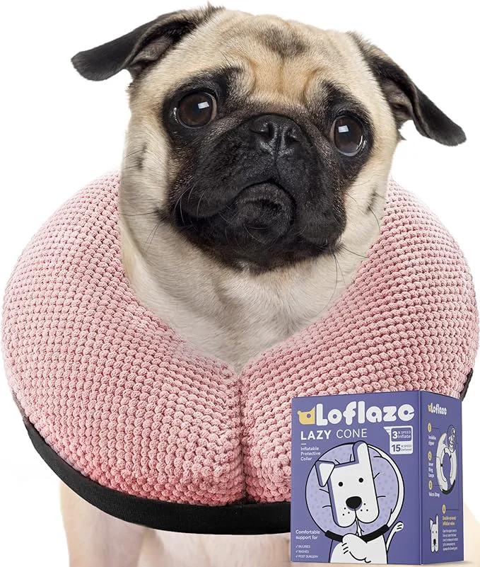 Detailed Soft Inflatable Dog Cone Collar Smart