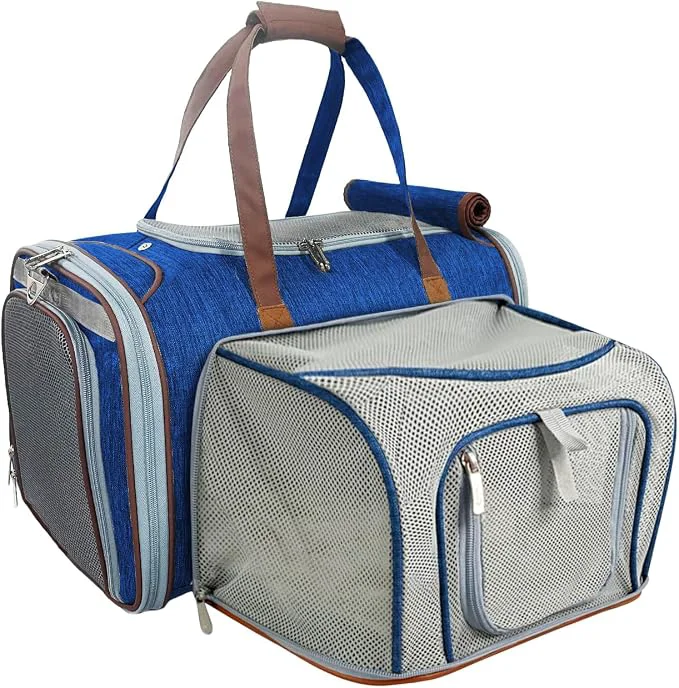 Functional Mr. Peanut’s Gold Series Big Apple XL Expandable Pet Carrier V3.0 Eco-Friendly