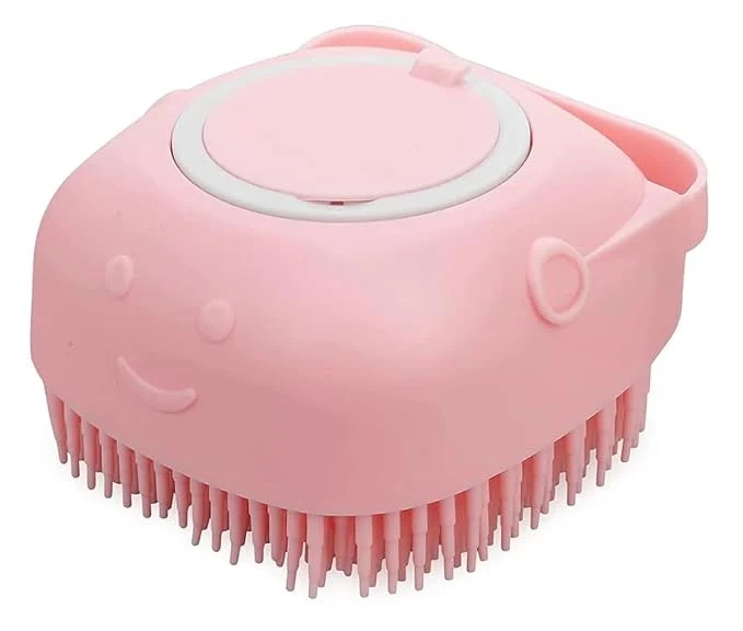 Casual Pet Bath Massage Brush Puppy Dog Cat Grooming Cleaning Soft Recyclable