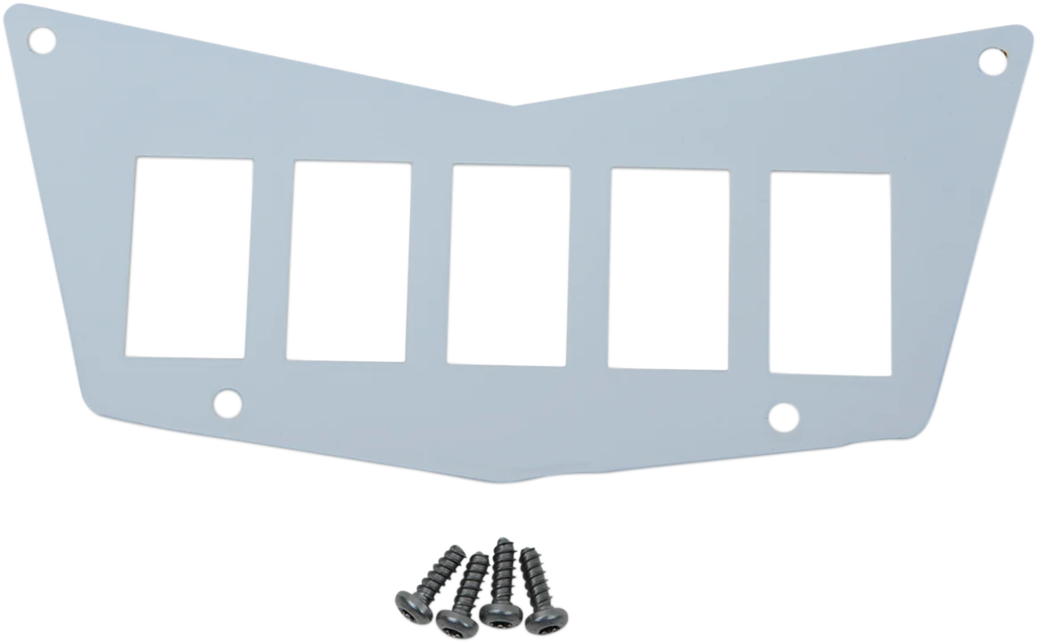 Fine MOOSE UTILITY Dash Plate – 5 Switch – White 100-4381-PU High-Quality